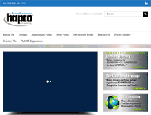 Tablet Screenshot of hapco.com